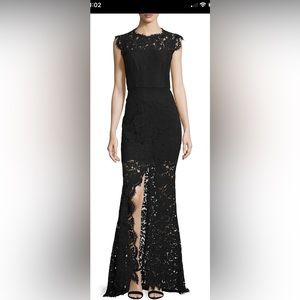 Rachel Zoe Estelle Open-Back Lace Gown